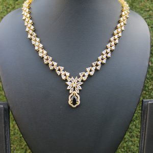 Black and Golden Necklace Design – 35