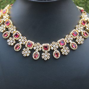 Gold Plated Necklace Design - 7